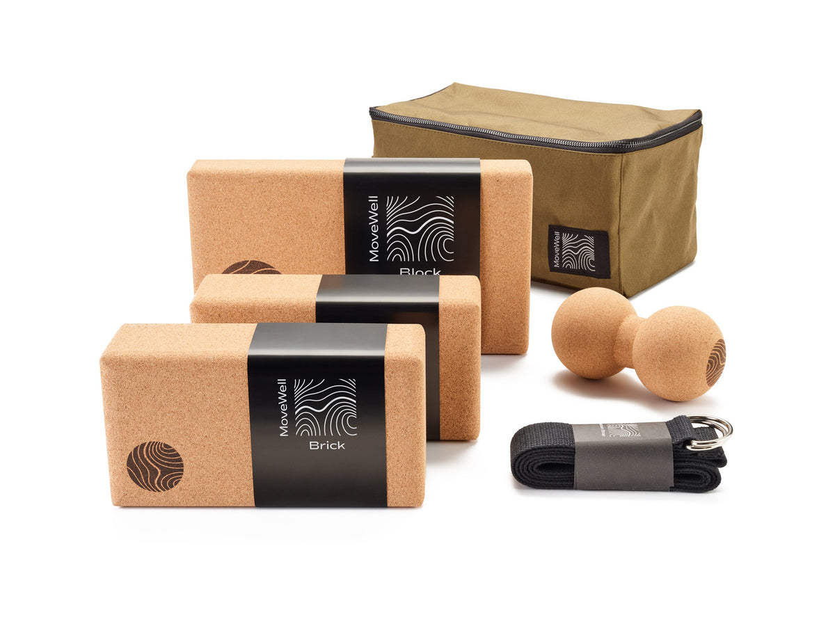 Rouleau de massage « Peanut » 100 % liège