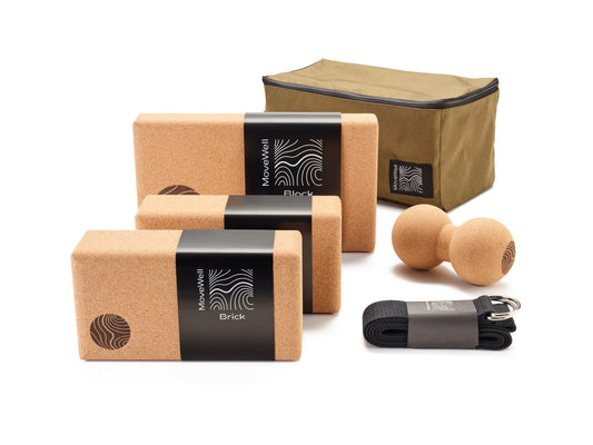 Rouleau de massage « Peanut » 100 % liège