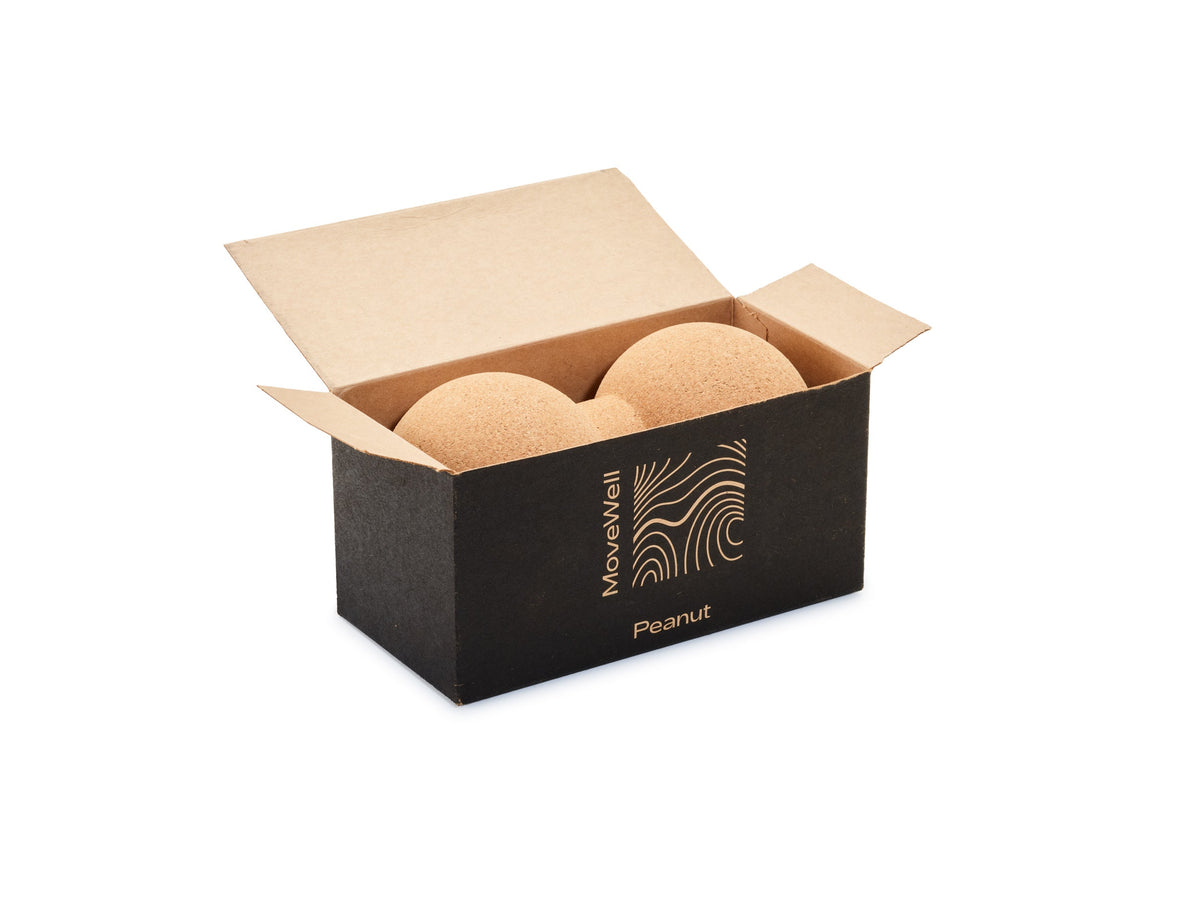 Rouleau de massage « Peanut » 100 % liège